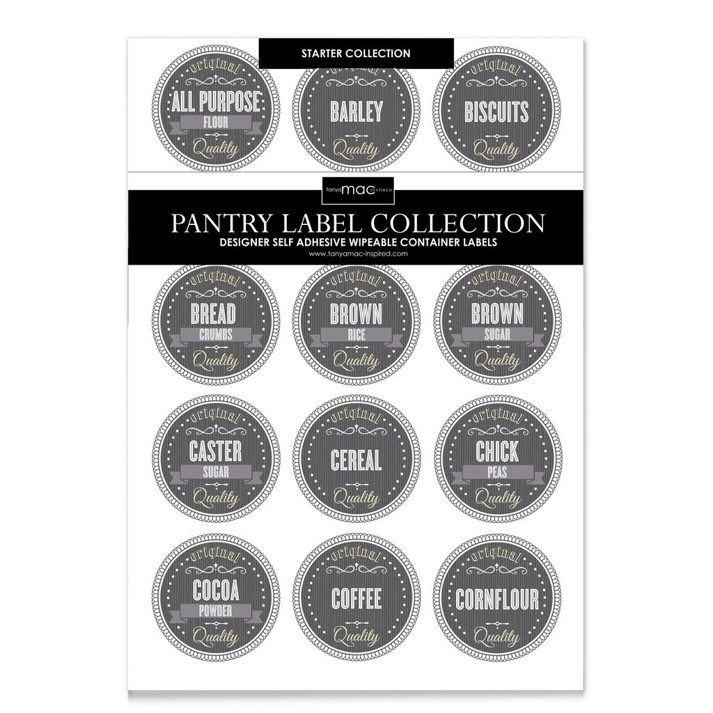 RETRO PANTRY LABEL COLLECTION - SHEETS